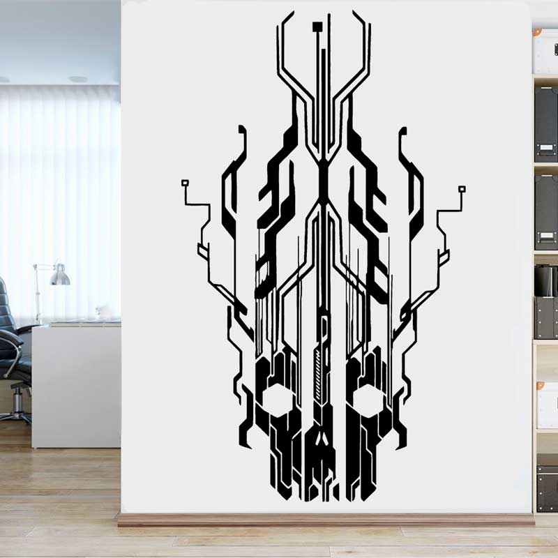 Tech Office Wall Decor - Виниловая наклейка на стену в виде