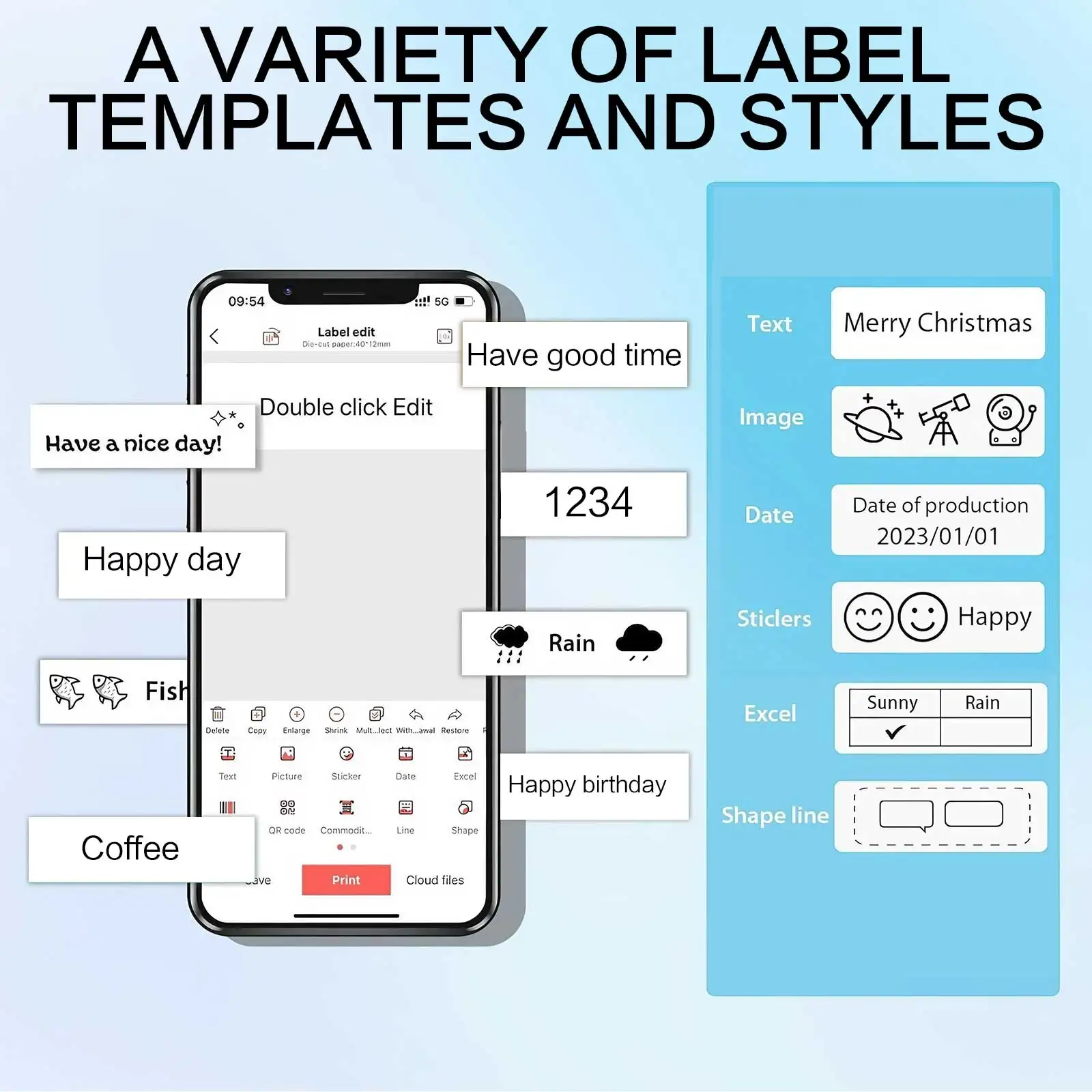 Портативный беспроводной термо – обзор и цена Label Printer Thermal